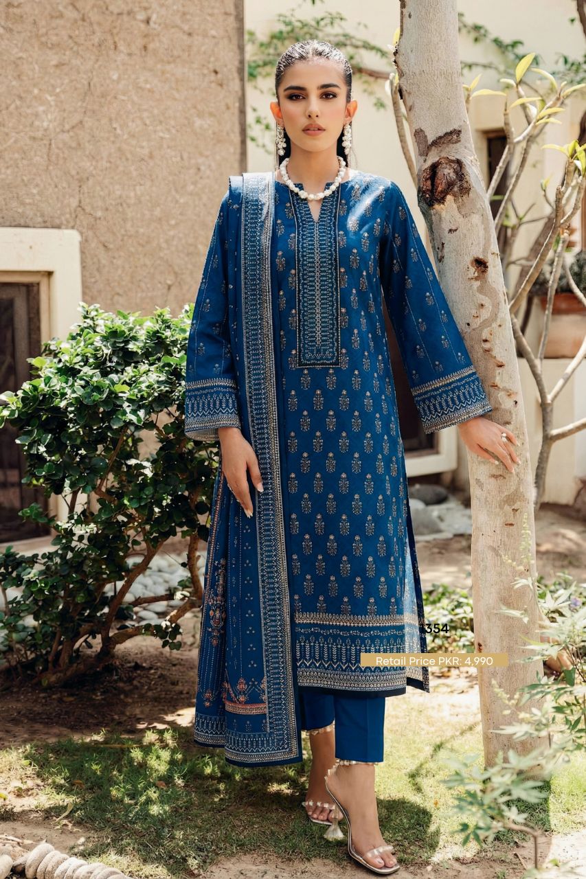 Reyah By Motifz Premium Printed Lawn 3PC