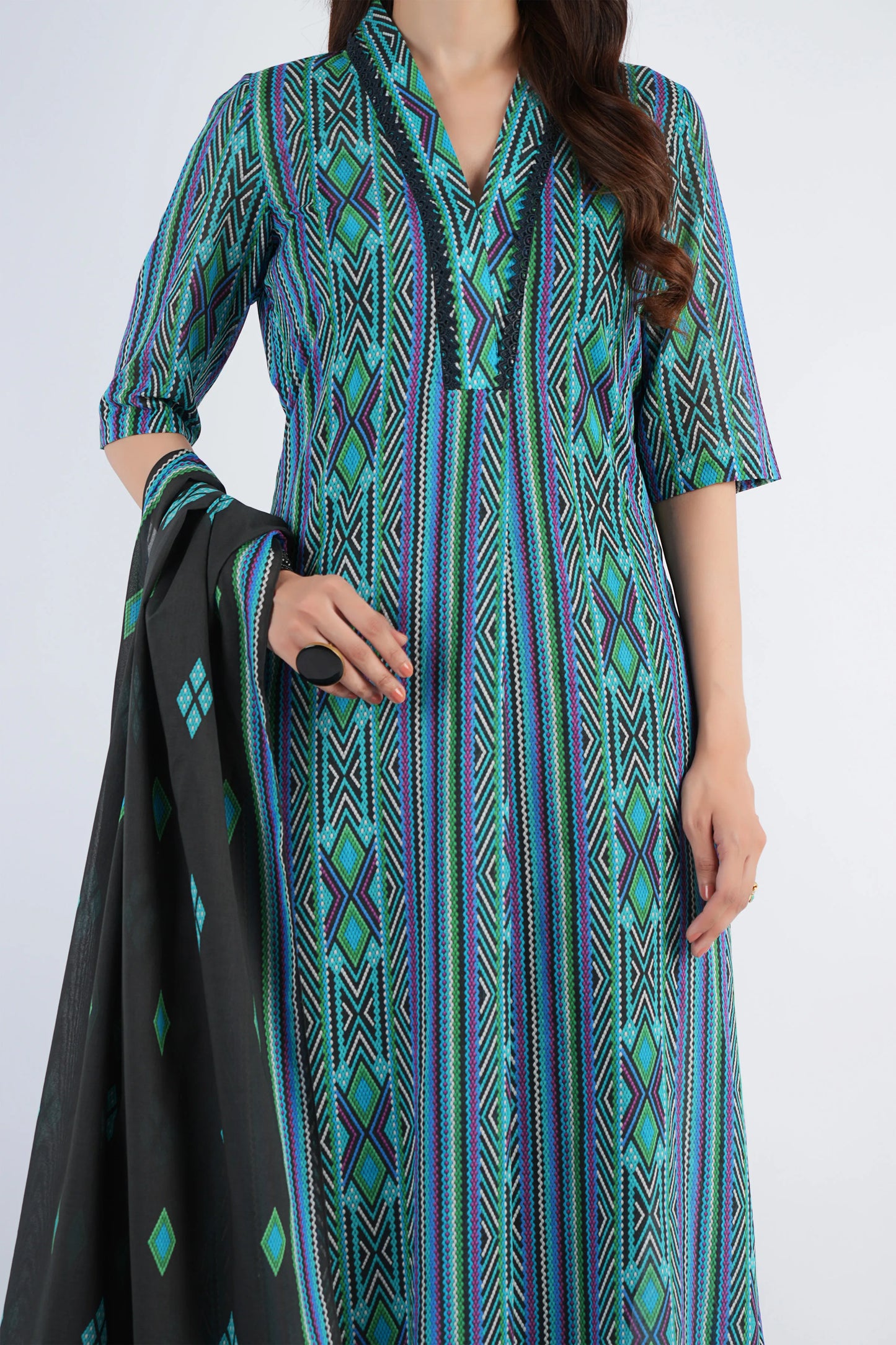 Bareeza Printed Khaddar 3PC