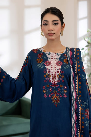 Anaya Noor Digital Printed Stone Linen 3PC