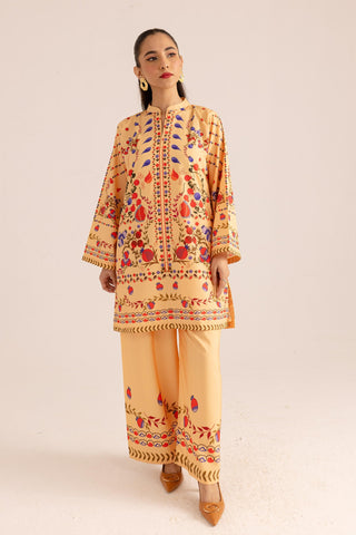 Lulusar Winter Silk Shirt & Trouser 2-Pcs