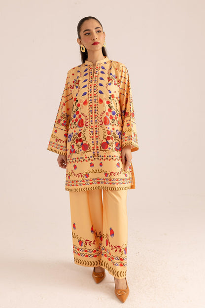 Lulusar Silk Shirt & Trouser 2-Pcs