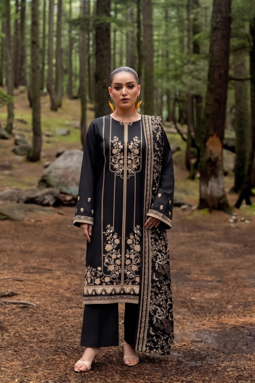 Mirha By Shanaya Digital Printed Marina Leather 3PC