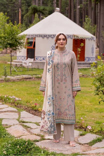 Zarish By Shanaya Digital Printed Karandi 3PC