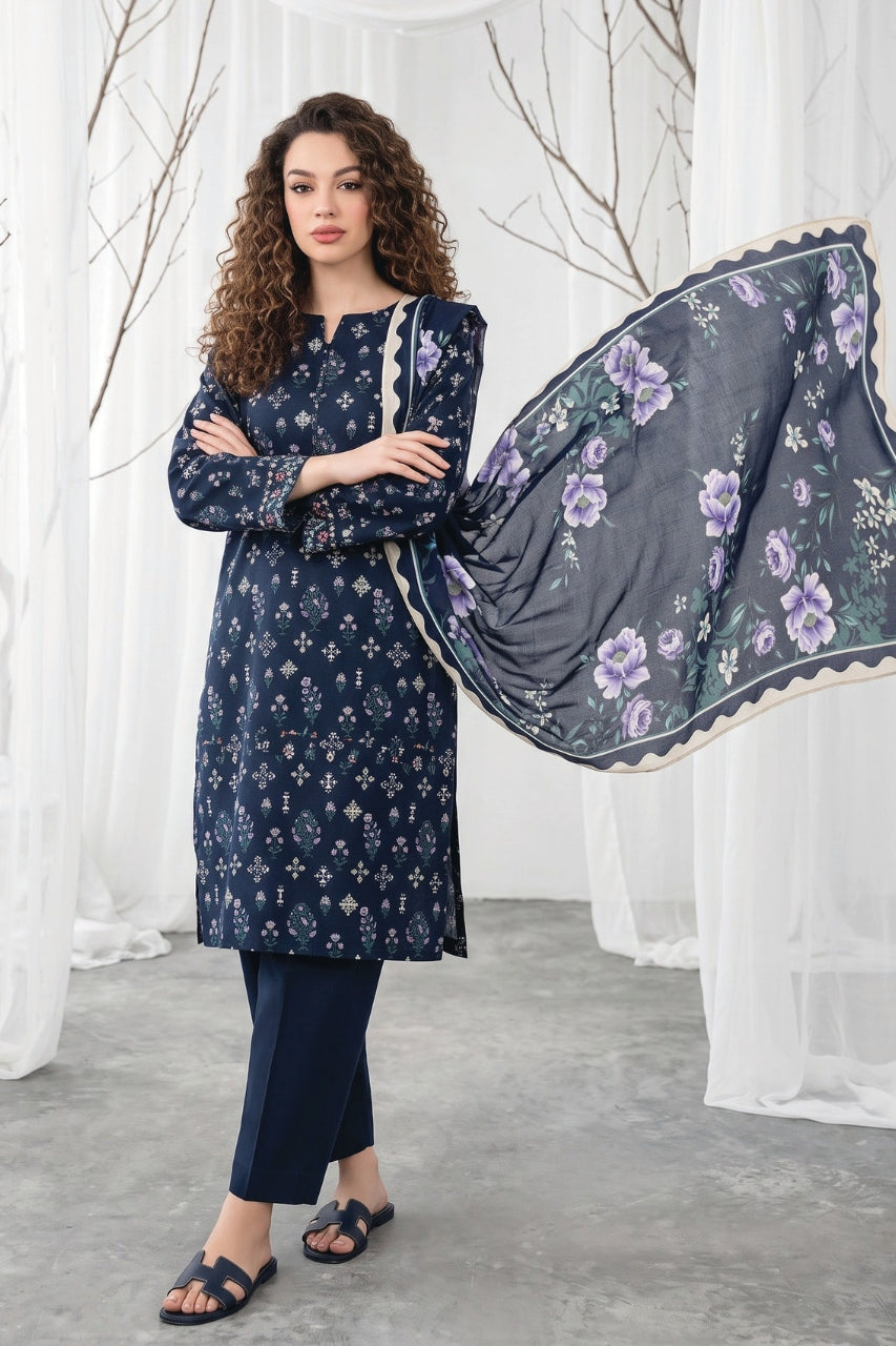 Salina By Regalia Digital Printed Khaddar 3PC