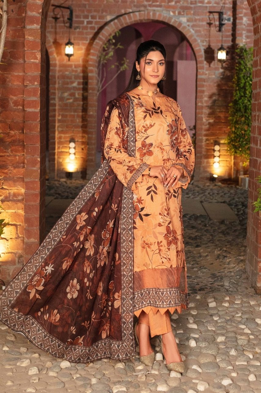 Fabiha By Feroza Printed Lawn 3-PC