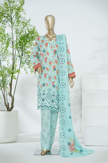 Aifa Printed & Embroidered Lawn 3PC