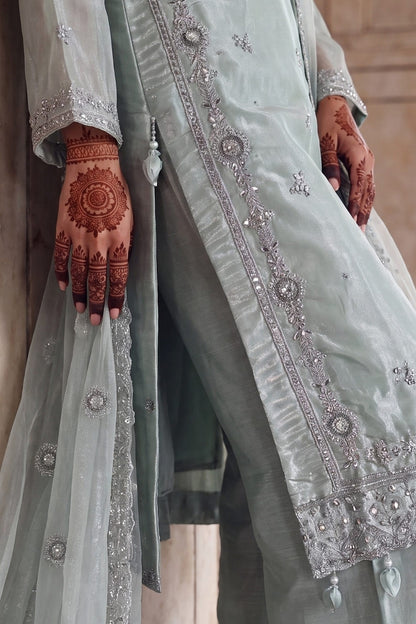 Zebaish By Dressline Luxury Un-Stitched Sheesha Silk Volume 3PC