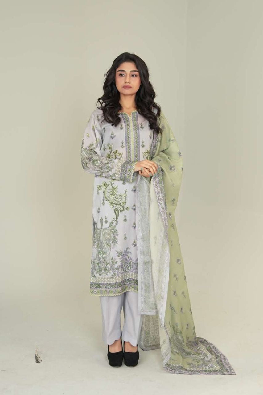 Basant Digital Printed Lawn 3PC