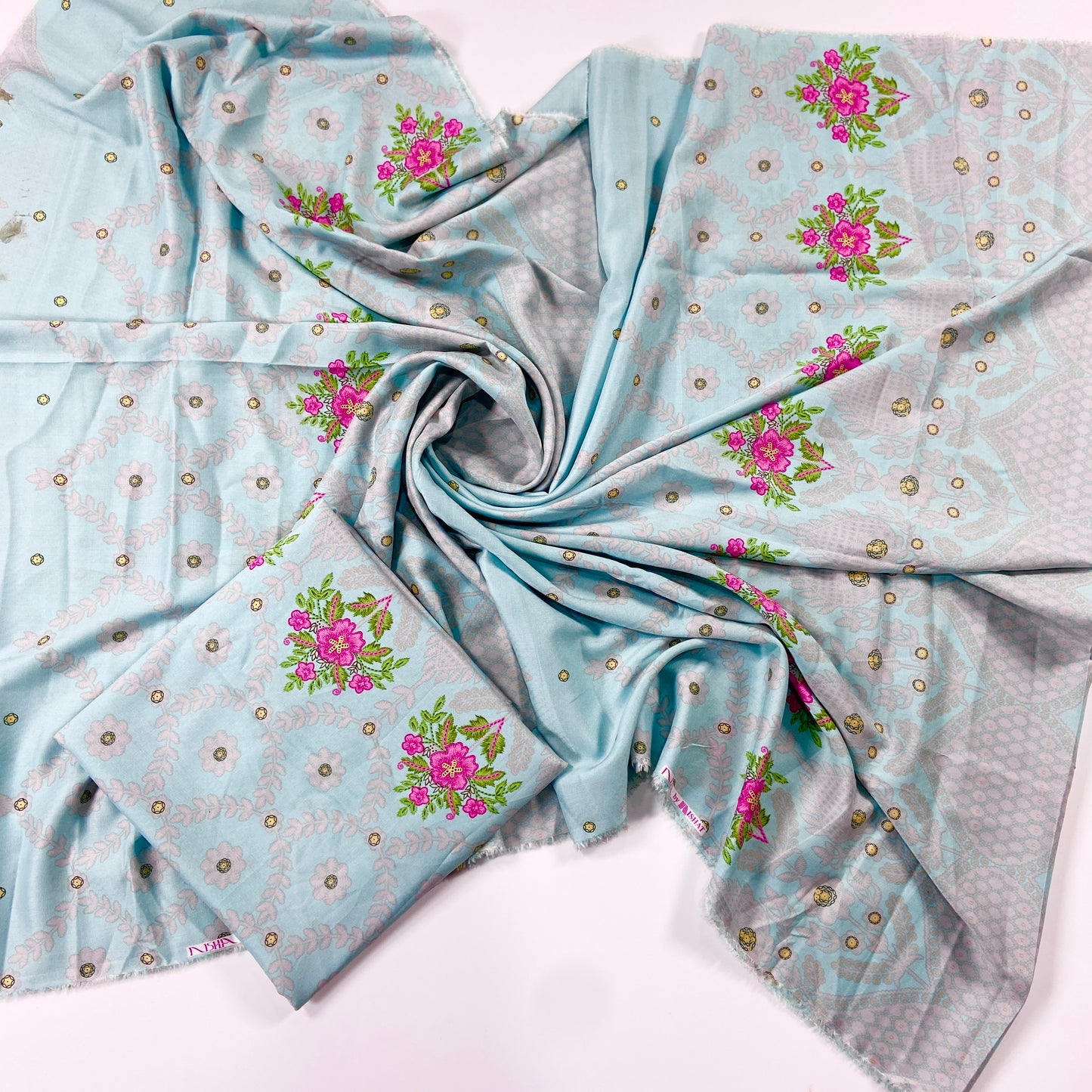 Nishat Digital Printed Linen Shirt-1PC