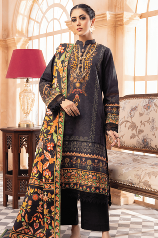 Mausummery 3-Piece Digital Printed Linen