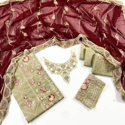 Zarmeen & Emaan Premium Emb Lawn 3PC