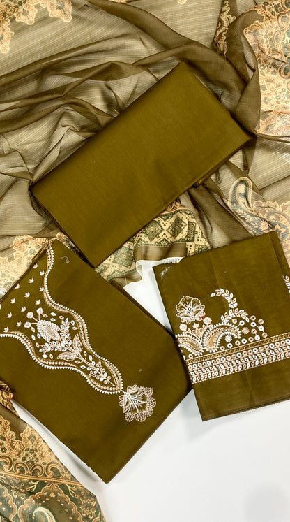 Lzel Embroidered Lawn 3PC