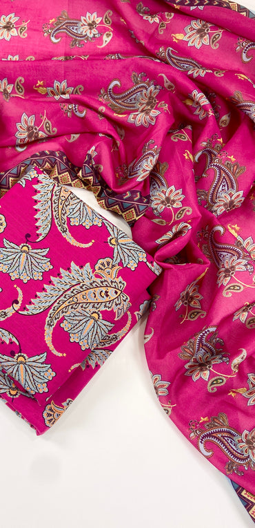 Bareeza Printed Khaddar 3PC