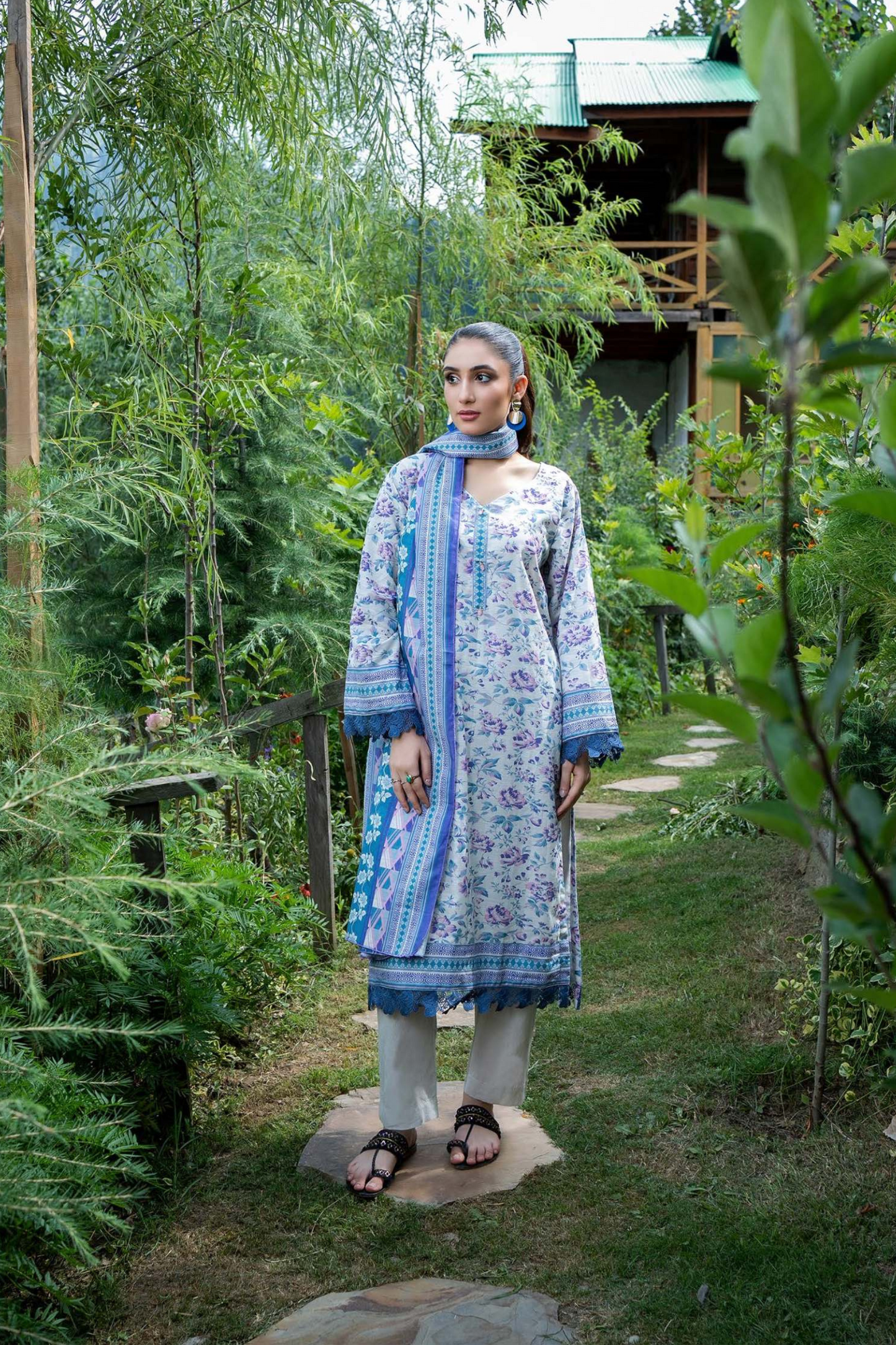 Zesh Airjet Printed Khaddar 3PC