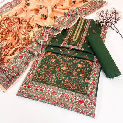 Kayseria Digital Printed Bana Dora Linen 3PC