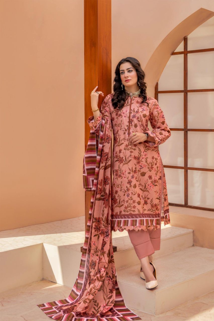 Bahaar By Meeral Premium Digital Printed Lawn 3PC