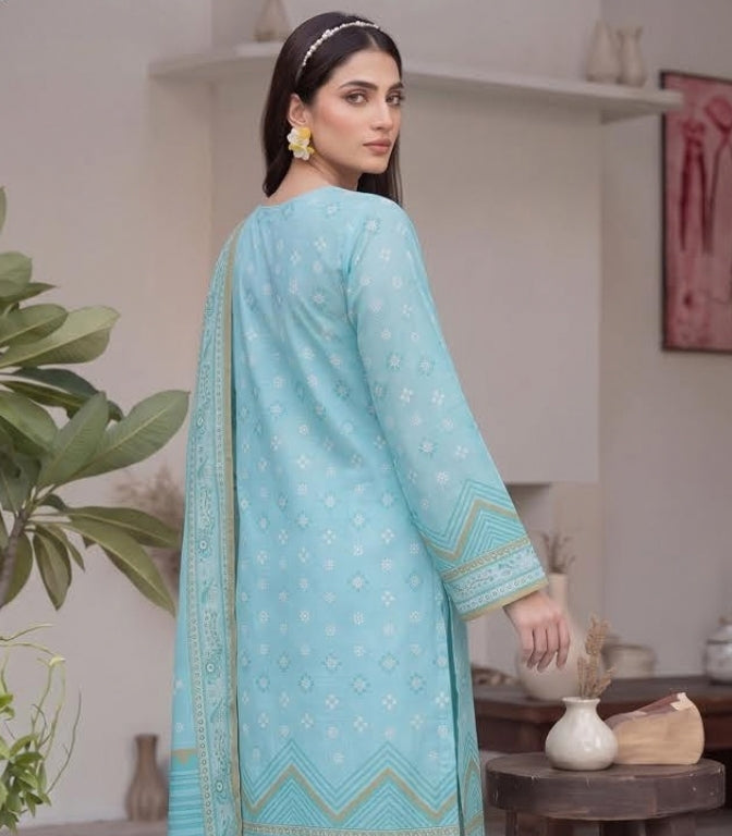 Mashaim Digital Printed Khaddar 3PC