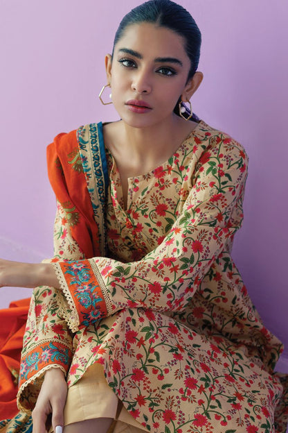 Orient Basic Printed Lawn 3PC