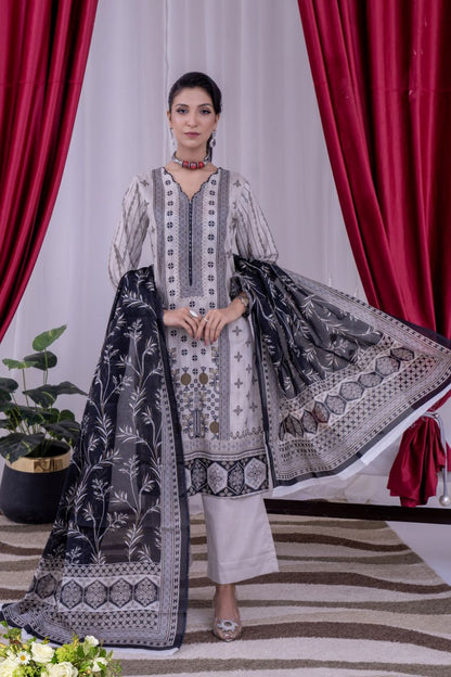 Arfa By Marooj Digital Printed Lawn 3PC