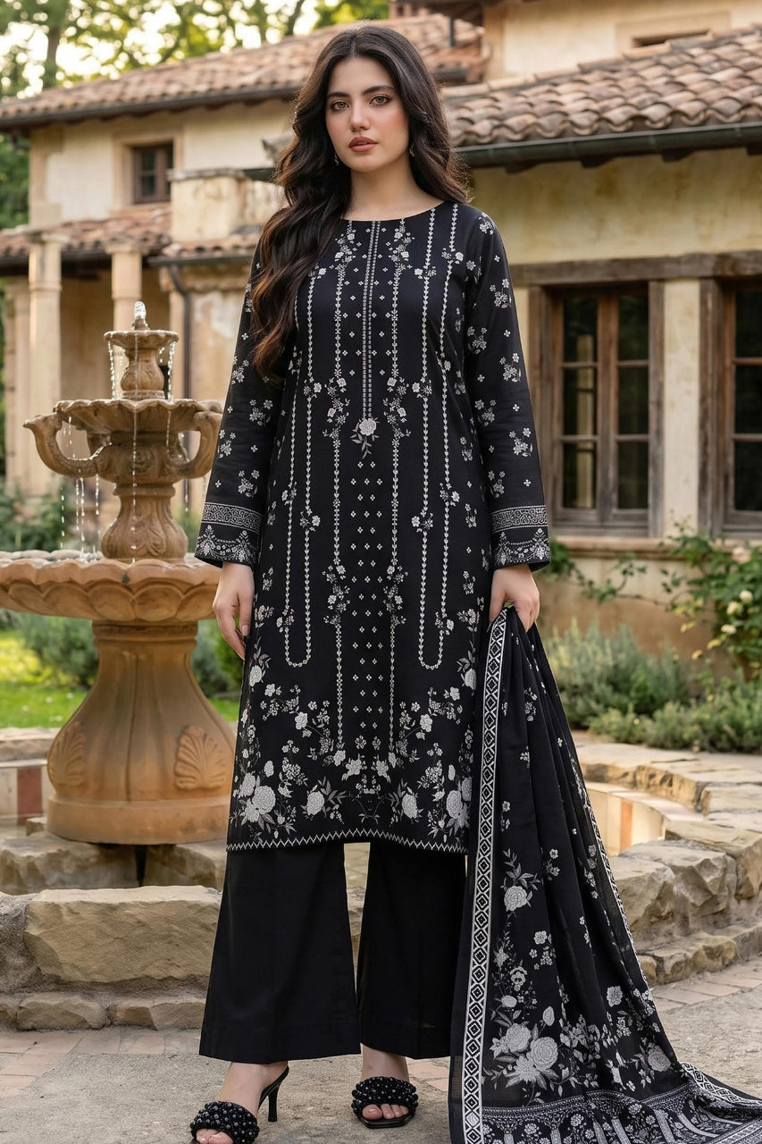 Mashaim Digital Printed Linen 3PC
