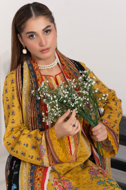 Mojo Berry By Marooj Digital Printed Lawn 3PC