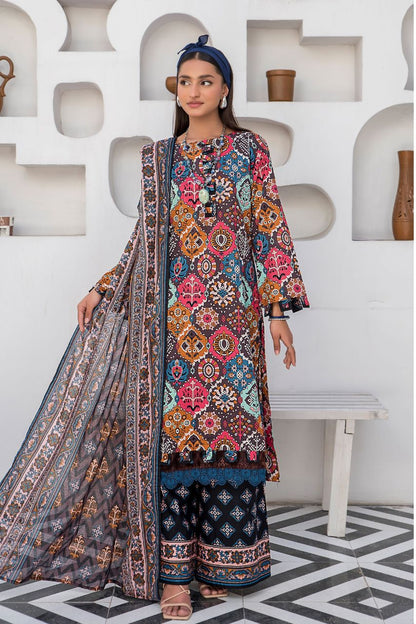 Abrish digital Printed Lawn 3-PC