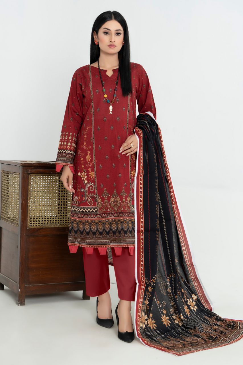 Junoon By Marooj Digital Printed Lawn 3PC