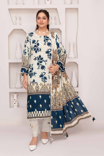 Fabiha By Feroza Digital Printed Bana Dora Staple Linen 3PC