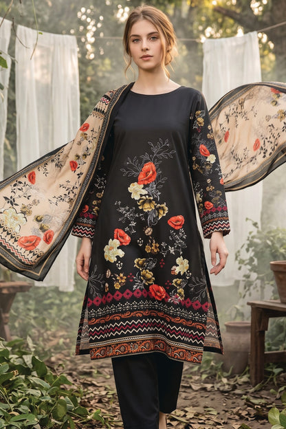 Salina By Regalia Digital Printed Khaddar 3PC