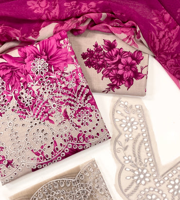 Iznik Emb Luxury Lawn-3PC