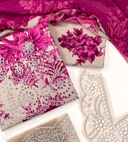 Iznik Emb Luxury Lawn-3PC