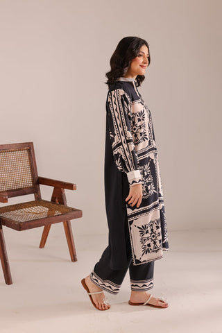 Lulusar Winter Silk Shirt & Trouser 2-Pcs