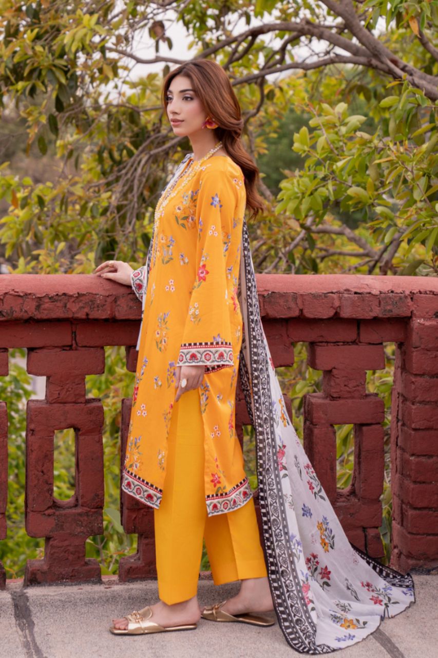 Gulkari By Shanaya Digital Printed Lawn 3PC