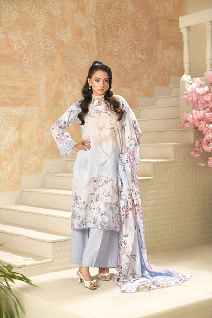 Reemse Digital Printed Lawn 3PC