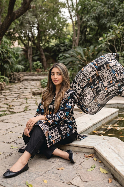 Zesh Digital Printed Khaddar 3PC