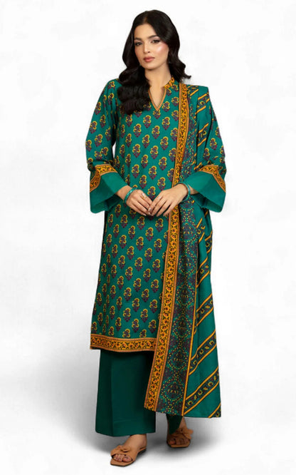 Gul Ahmed Digital Printed Lawn 3PC