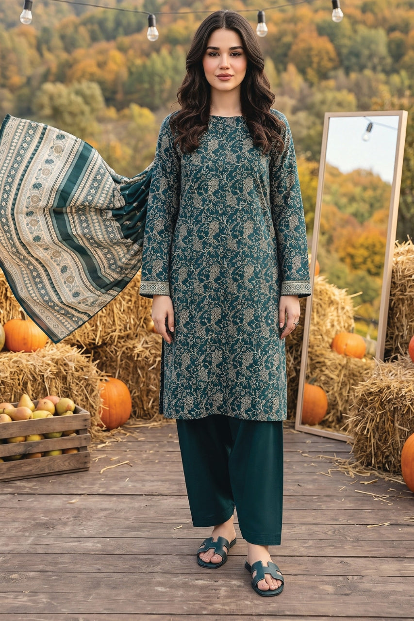 Salina By Regalia Digital Printed Khaddar 3PC