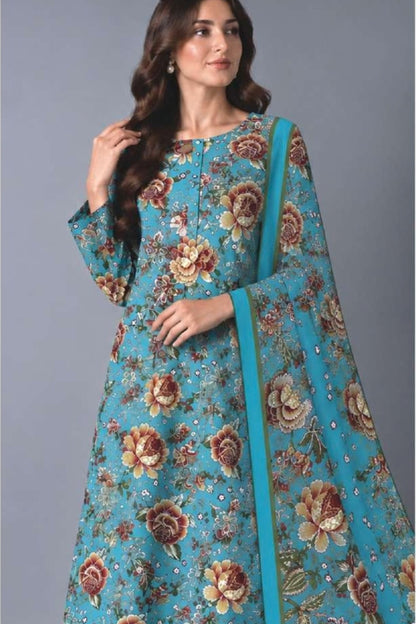 Bareeze Digital Printed Khaddar 3PC