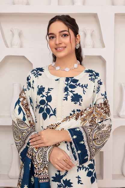 Fabiha By Feroza Digital Printed Bana Dora Staple Linen 3PC