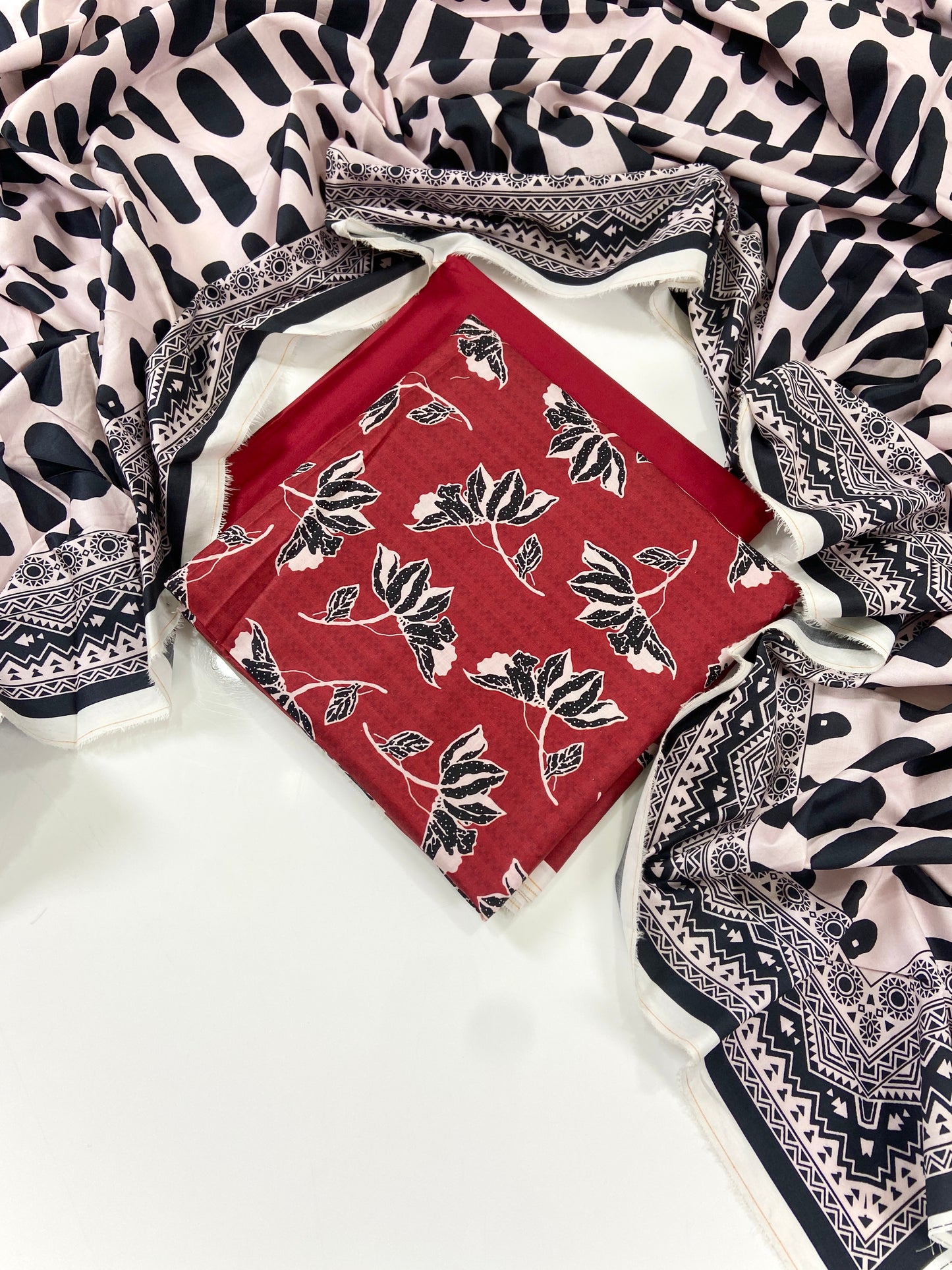 Sapphire Digital Printed Linen 3-PC