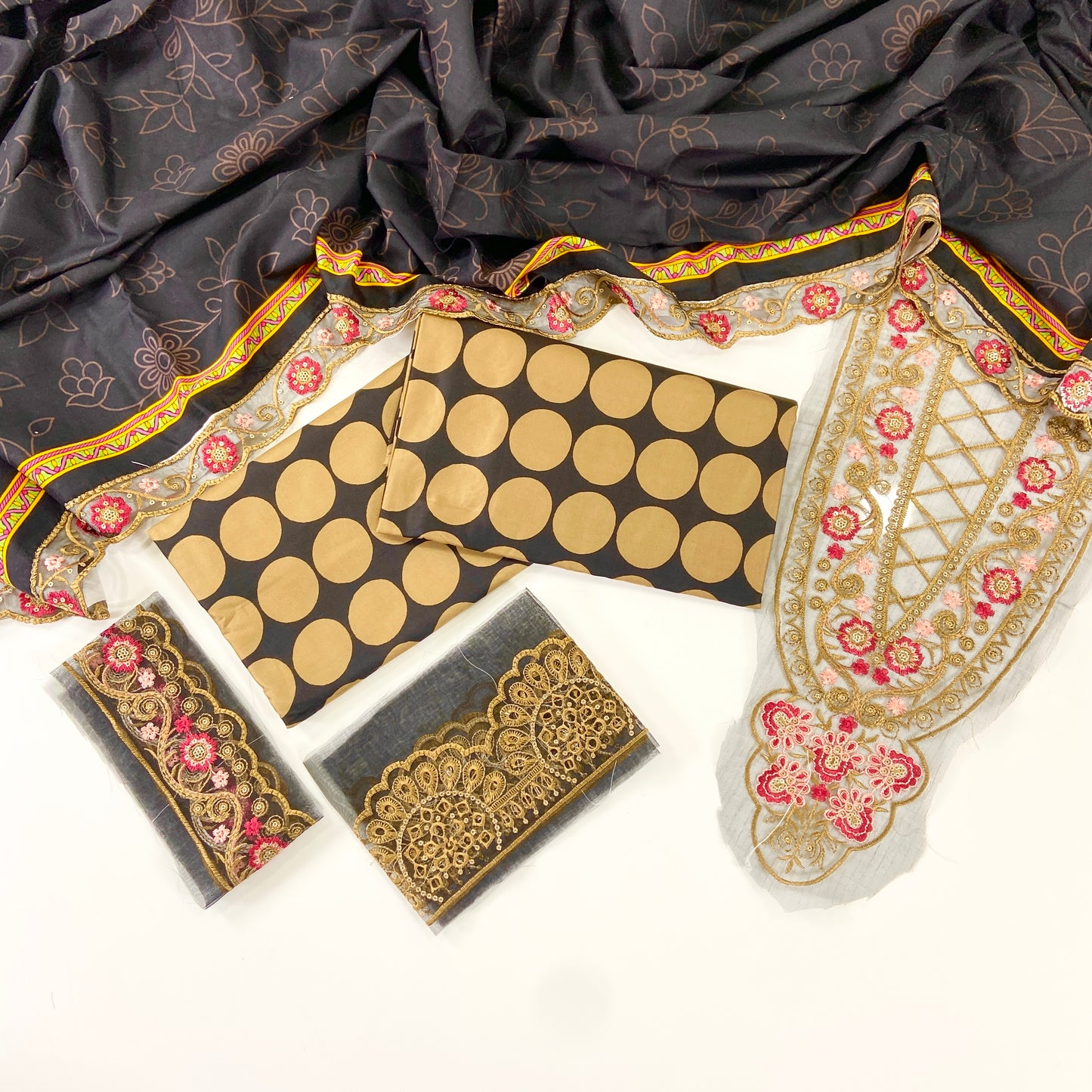 Charizma Luxury Emb Linen 3PC