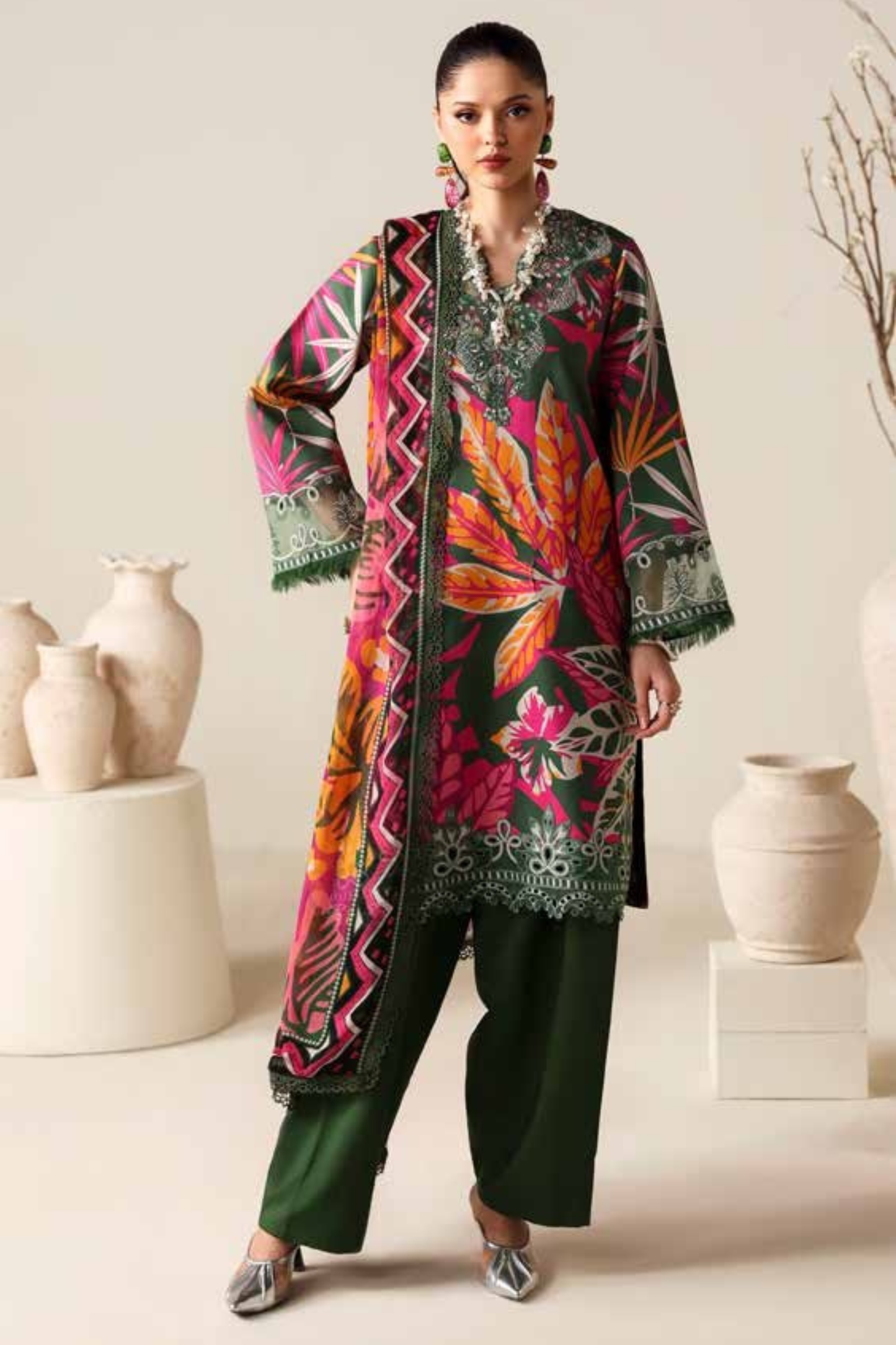 Zyrah By Naqsh Digital Printed Filament Viscose 3PC