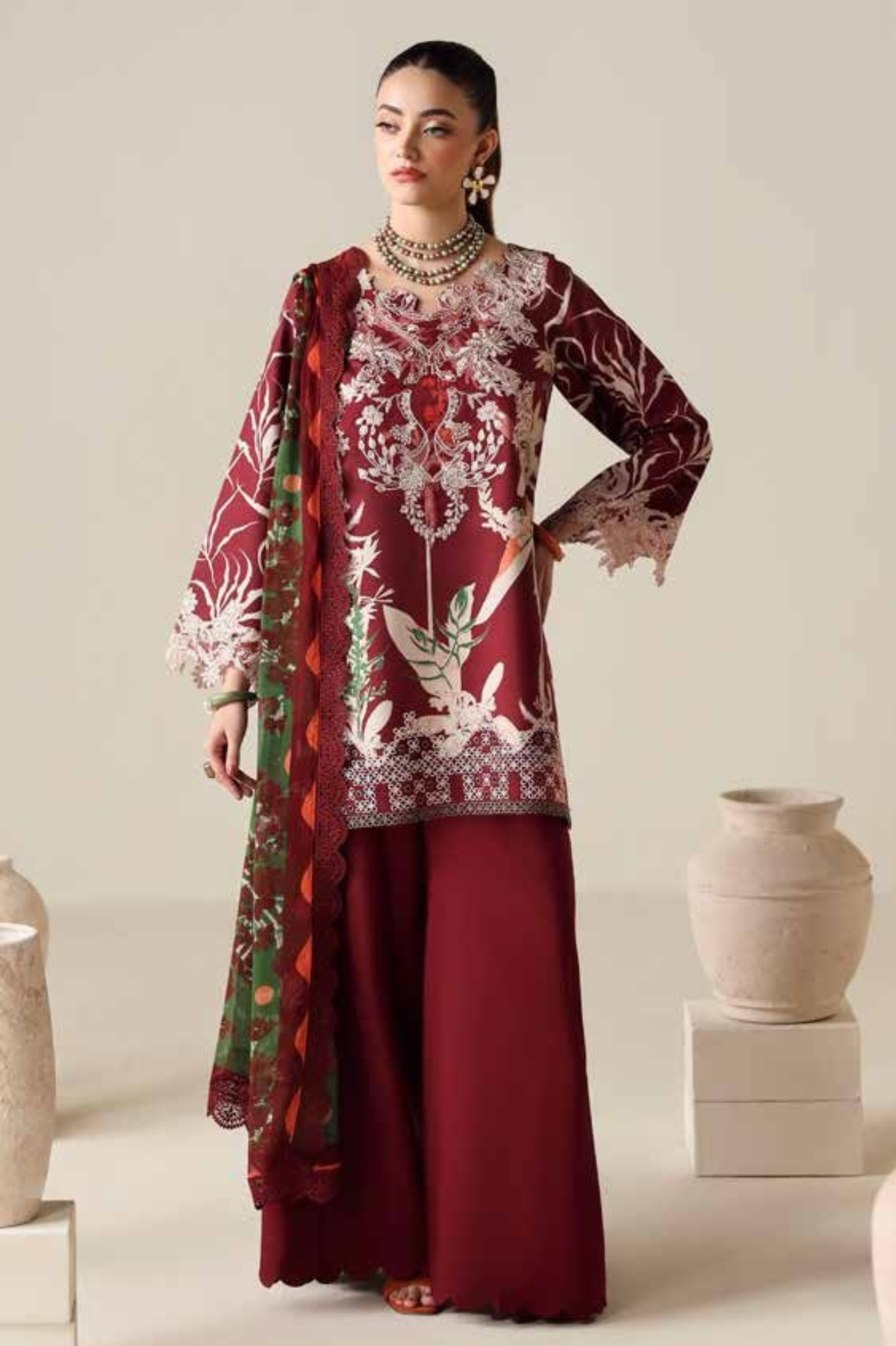 Zyrah By Naqsh Digital Printed Filament Viscose 3PC