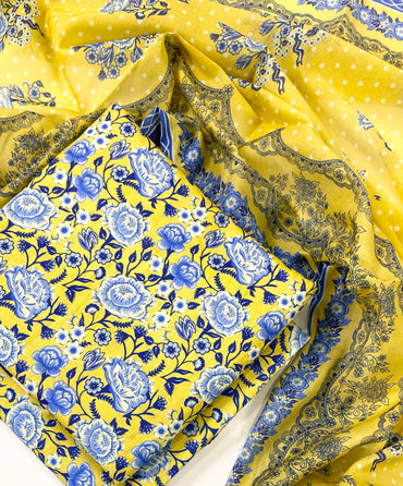Bin Saeed Digital Printed Lawn 3PC