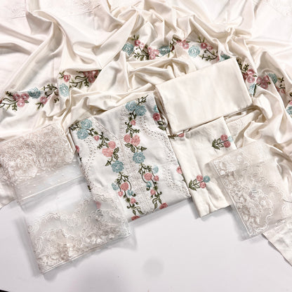 Maria B Luxury Emb Dhanak-3PC