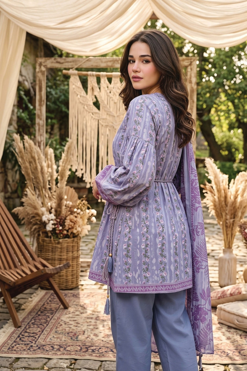 Zesh Digital Printed Viscose 3PC