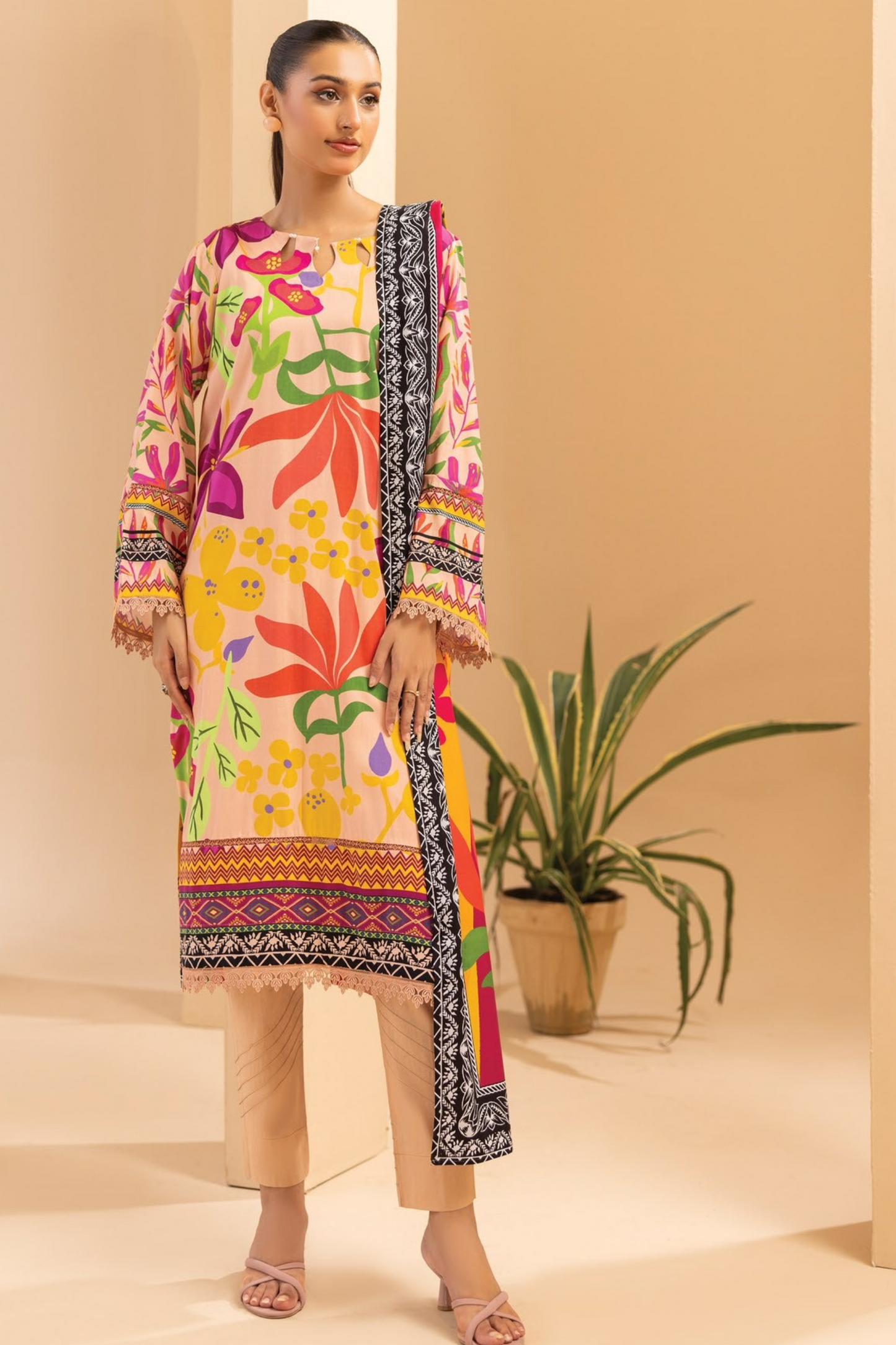 Motifz Premium Printed Linen 3PC