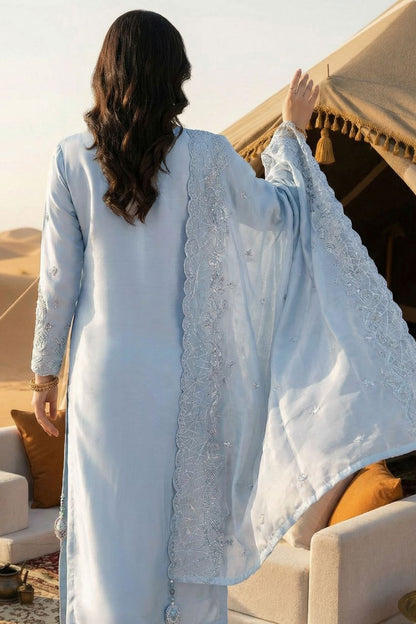 Fatima Bano | Zarqoon | Emb Organza-3PC