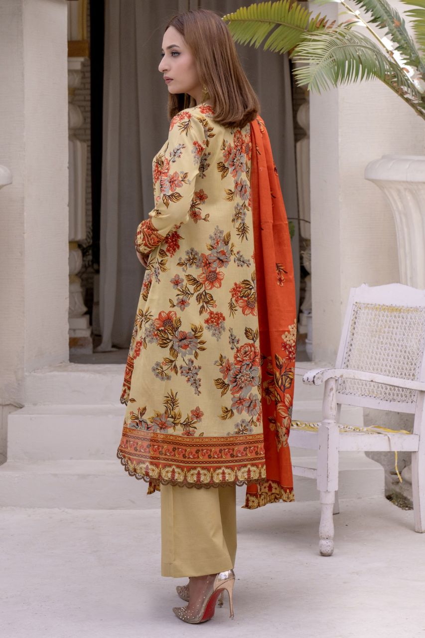 Janan Premium Printed Lawn 3PC