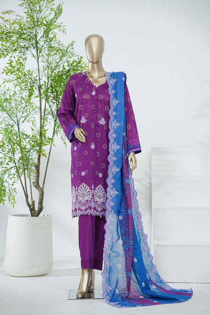 Aifa Printed & Embroidered Lawn 3PC